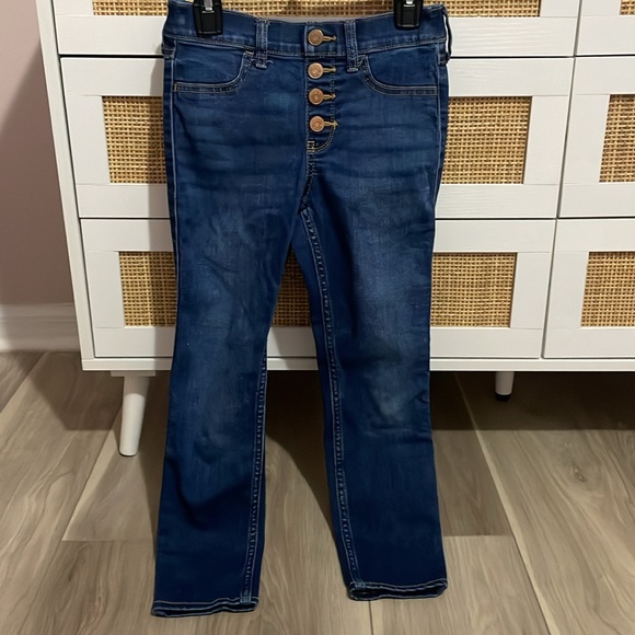 2 pairs of Abercrombie kids Jeans size 9/10 Short - Picture 7 of 10